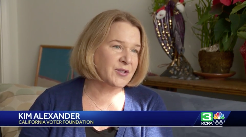 Kim Alexander on KCRA Dec 17 2019